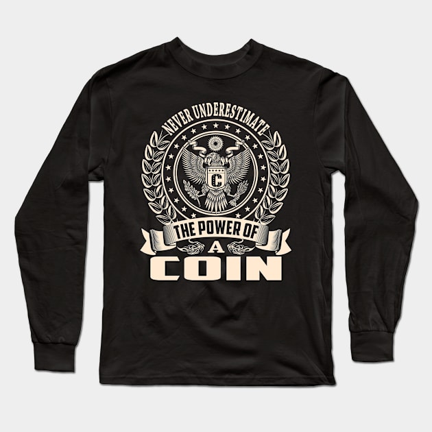 COIN Long Sleeve T-Shirt by Darlasy